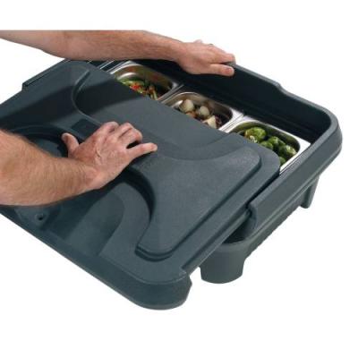 FOOD SERVER TOP LOADER - 150mm (BLACK) 9.3kg - 443 x 647 x 290mm