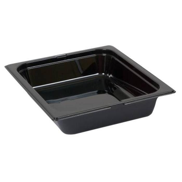 INSERT - HALF 65mm POLYCARB (BLACK) 3.4Lt