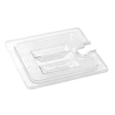 INSERT - FULL LID NOTCHED POLYCARB (CLEAR)