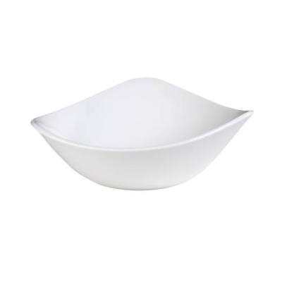 LOTUS - WHITE - TRIANGLE BOWL -18.5CM (12)