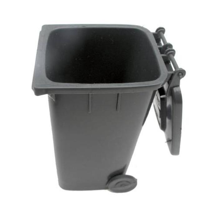 MOBILE REFUSE BIN 130Lt (CHARCOAL) GENERAL WASTE