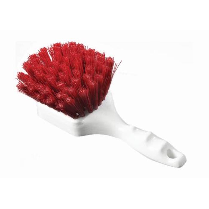 UTILITY SCRUB BRUSH POLYESTER - 200MM - (RED)