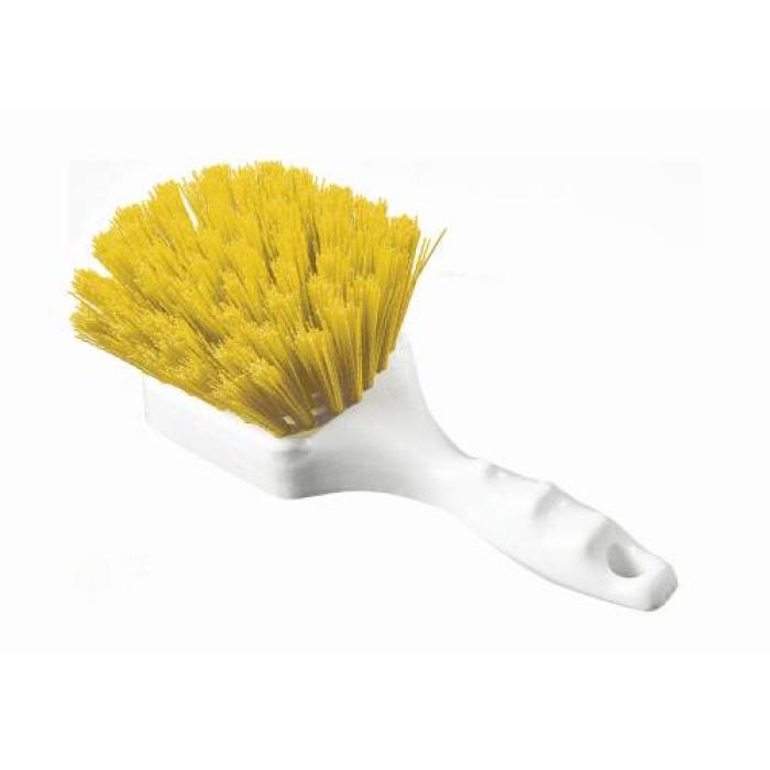 UTILITY SCRUB BRUSH POLYESTER - 200MM -(YELLOW)