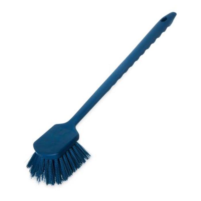 UTILITY SCRUB BRUSH POLYESTER - 500MM - (BLUE)