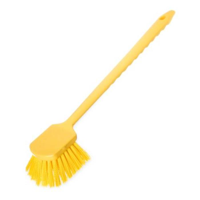 UTILITY SCRUB BRUSH POLYESTER - 500MM - (YELLOW)