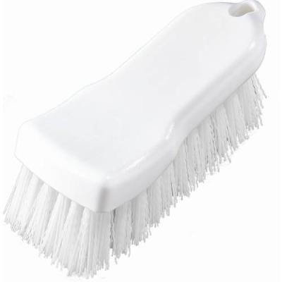 HAND SCRUB BRUSH POLYESTER - 150MM - (WHITE)