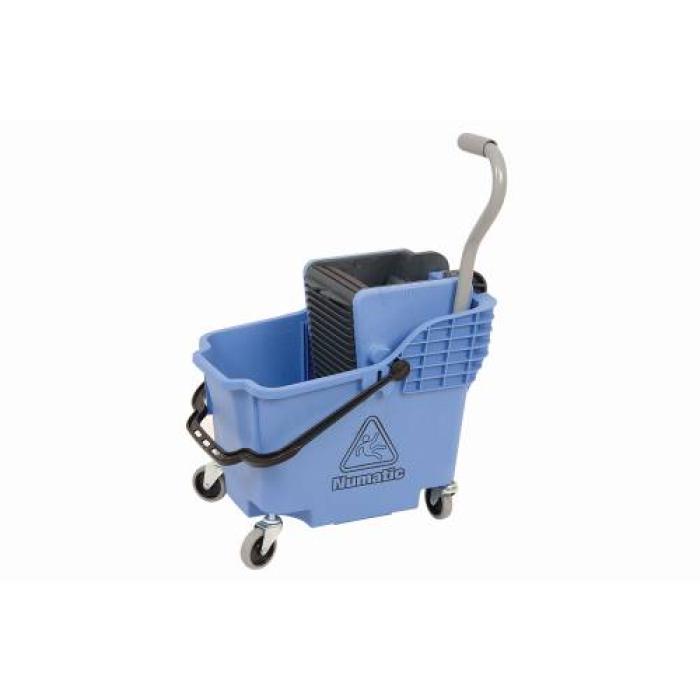 NUMATIC PLASTIC BUCKET & WRINGER - BLUE
