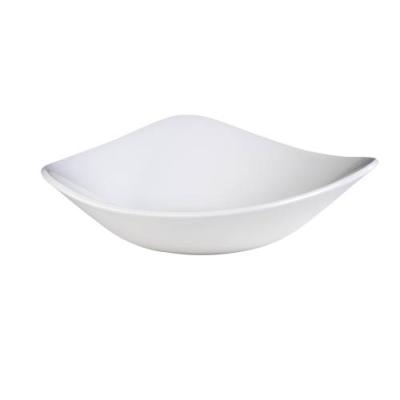 LOTUS - WHITE - TRIANGLE BOWL - 23.5CM (12)