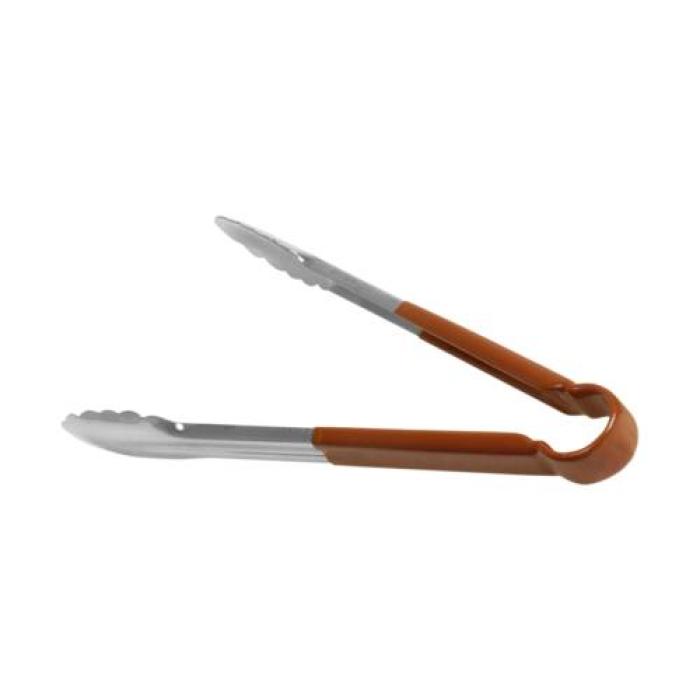 COLOURED UTILITY TONGS (BROWN)  - 300MM