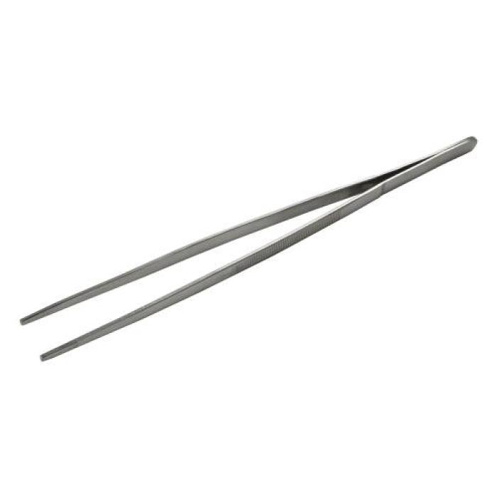 KITCHEN TWEEZERS S/STEEL - 255MM