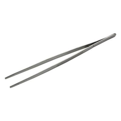KITCHEN TWEEZERS S/STEEL - 255MM