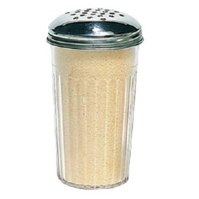 CHEESE SHAKER PLASTIC (CLEAR)S/STEEL LID