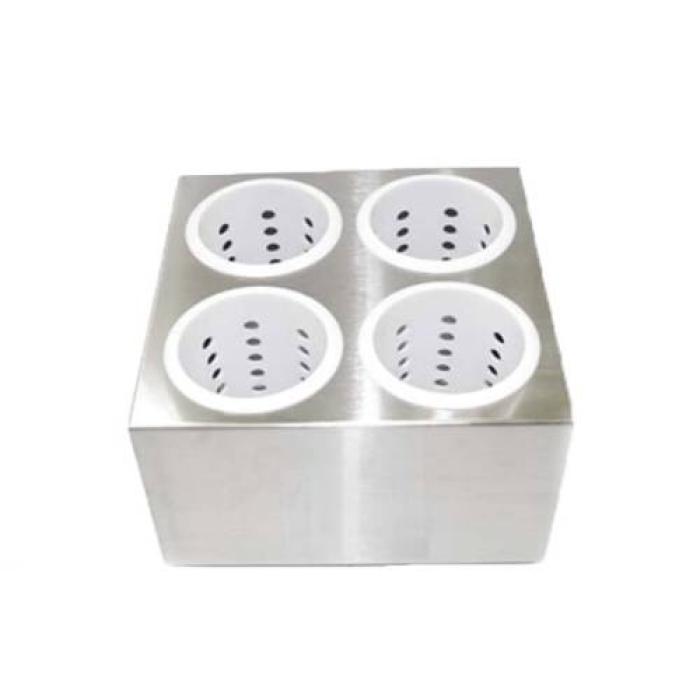 UTENSTIL HOLDER - 4 PLASTIC INSERTS