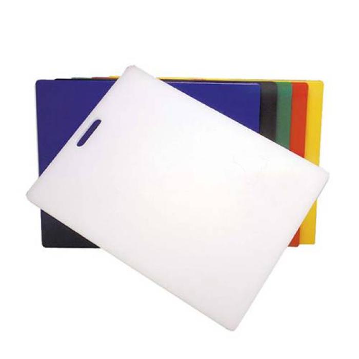 CUTTING BOARD PE - 255 X 405 X 10MM - (BROWN)