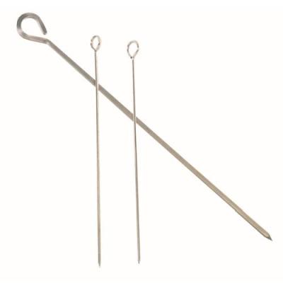 KEBAB SKEWERS S/STEEL (FLAT) - 300MM (PACK OF 12)