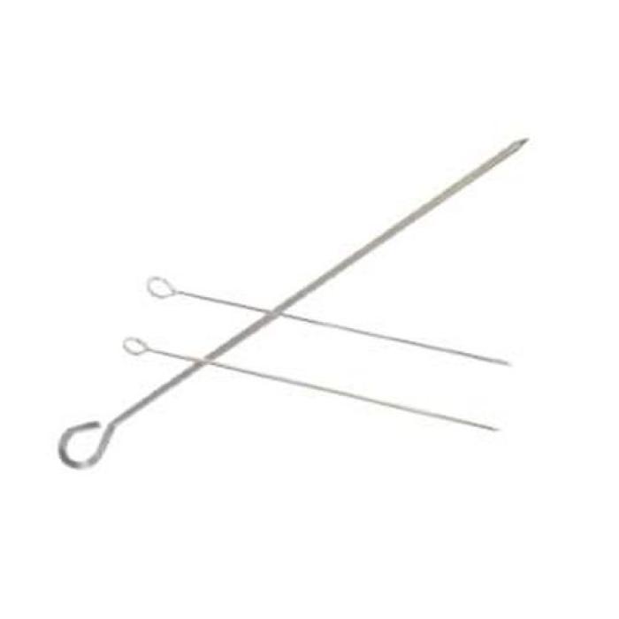 KEBAB SKEWERS S/STEEL (OVAL) - 300MM  (PACK OF 12)