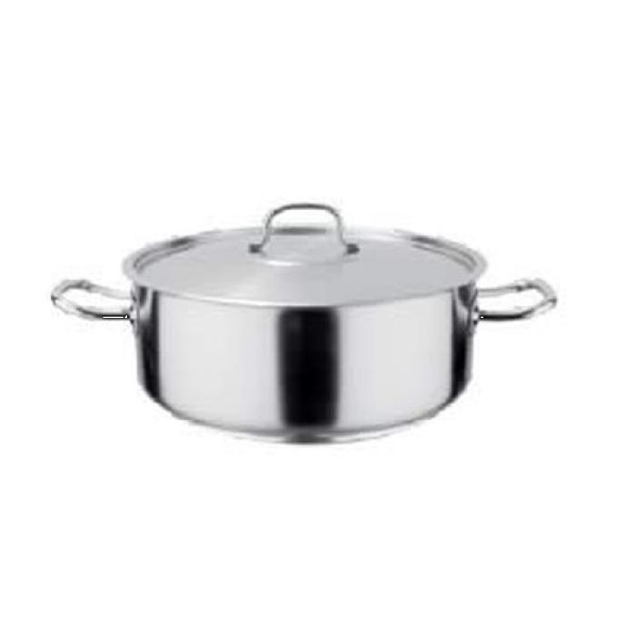 POT S/STEEL LOW CASSEROLE -  8LT