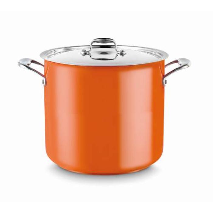 POT (ORANGE) STOCK 13.6L W/LID