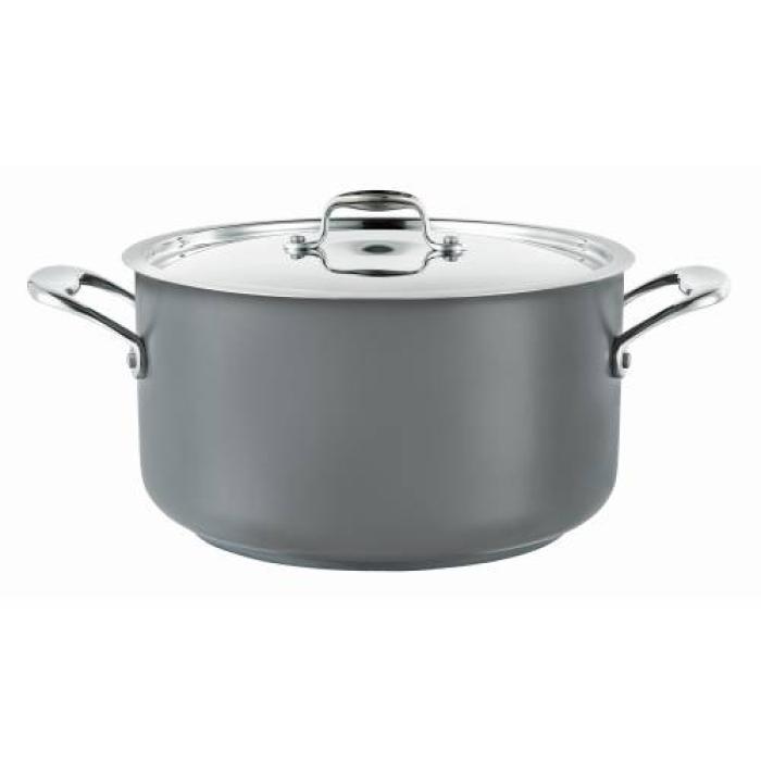 POT (GREY) CASSEROLE 14L W/LID