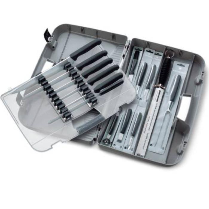 KNIFE SET VICTORINOX - 14 PIECE CHEF CASE