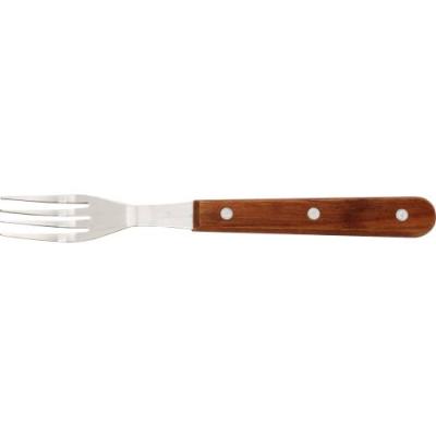 STEAK FORK DELUXE - WOODEN HANDLE