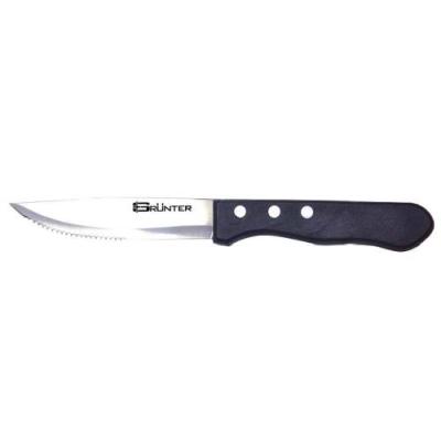 STEAK KNIFE BROAD BLADE - PLASTIC HANDLE