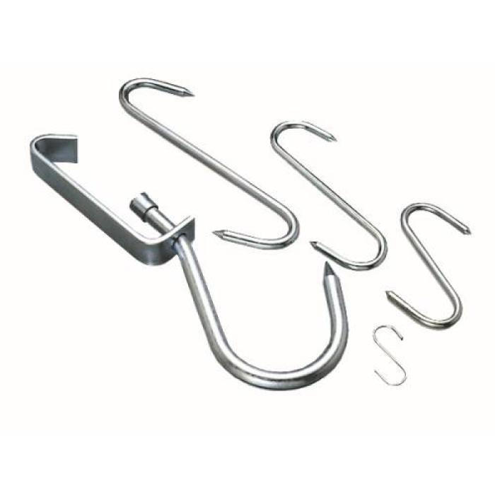 STEEL S HOOKS -4""/100MM  (PACK OF 12) GALVANISED