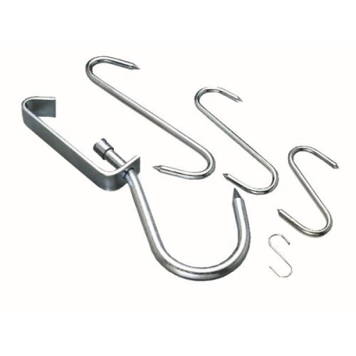 STEEL SWIVEL HOOKS -10""/250MM (PACK OF 12) GALVANISED