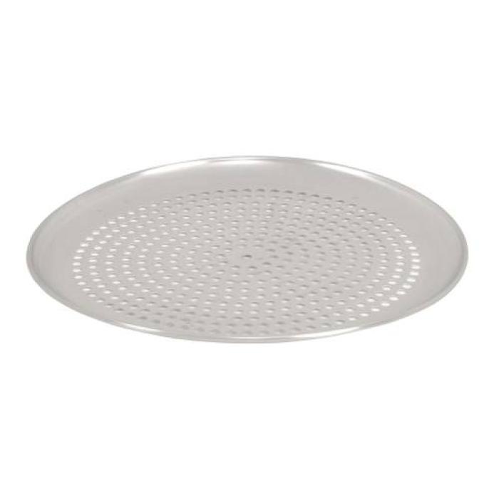 PIZZA PAN - PERFORATED - ALUMINIUM ROUND - 200mm