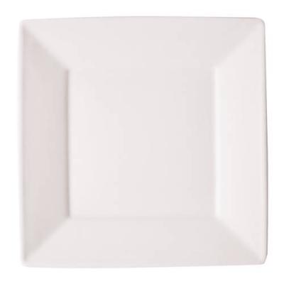 NEW BONE - WHITE - FLAT SQUARE PLATE - 26CM (12)