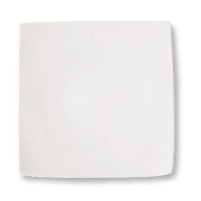 NEW BONE - WHITE - CURVE SQUARE PLATE - 18CM (24)