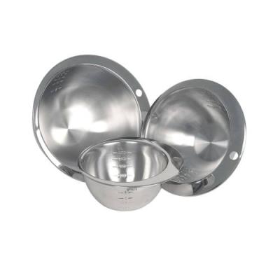 MEASURING BOWL STAINLES STEEL ROUND NOTCHED 800ML