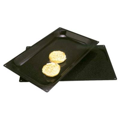 BAKING TRAY ENAMELLED - 535 X 325 X 20MM (BLACK)