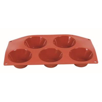 MOULD SILICON MUFFIN - 5 CUP - 80 X 40MM