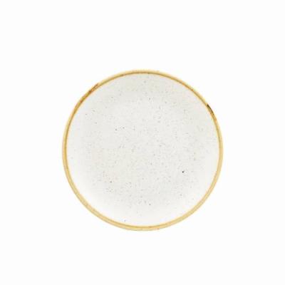 STONECAST - BARLEY WHITE - COUPE PLATE - 16.5CM (12)