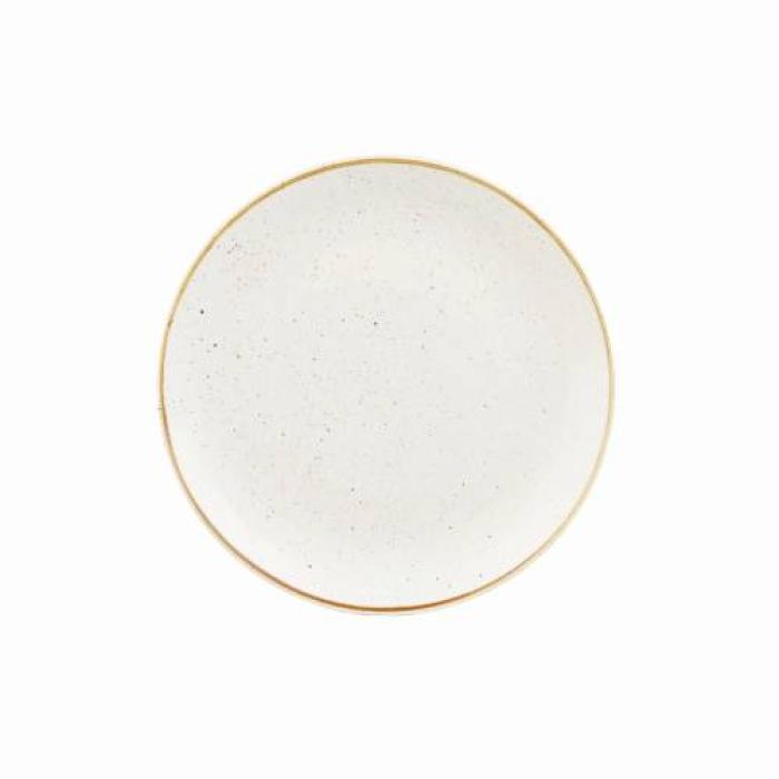 STONECAST - BARLEY WHITE - COUPE PLATE - 26CM (12)