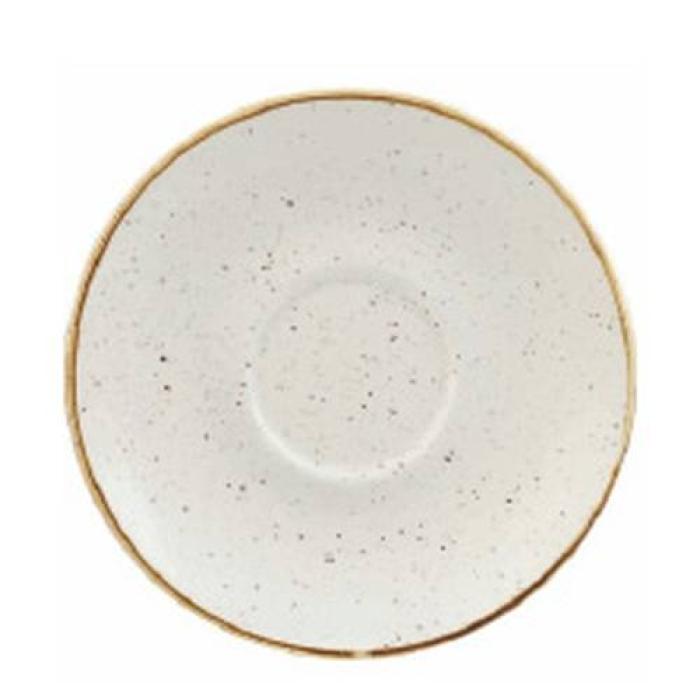 STONECAST - BARLEY WHITE - SAUCER - 11.8CM (12)