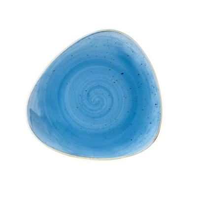 STONECAST - CORNFLOWER BLUE - TRIANGLE BOWL - 15.3CM (12)