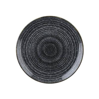 HOMESPUN - CHARCOAL BLACK - COUPE PLATE - 21.7CM (12)