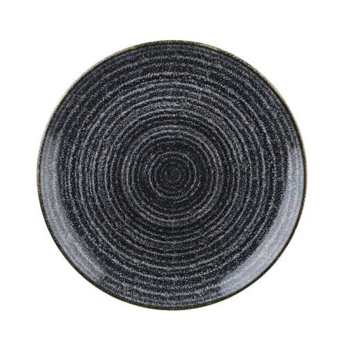 HOMESPUN - CHARCOAL BLACK -COUPE PLATE - 28.8CM (12)
