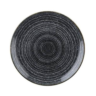 HOMESPUN - CHARCOAL BLACK -COUPE PLATE - 28.8CM (12)