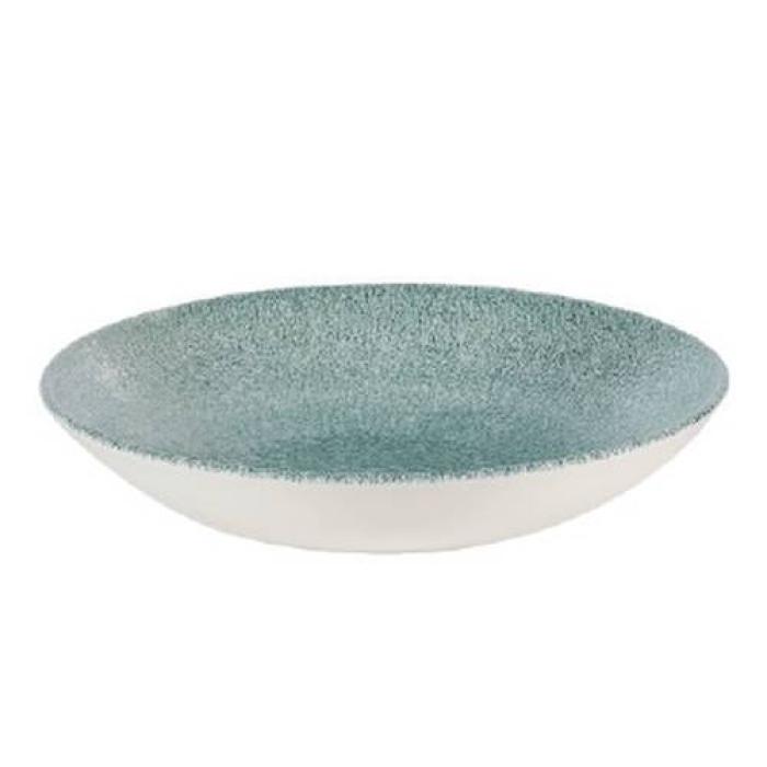 RAKU - JADE GREEN - COUPE BOWL - 18.2CM (12)