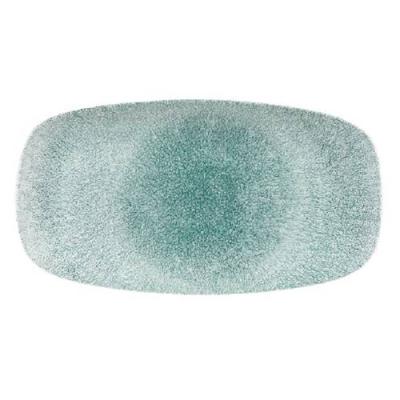 RAKU - JADE GREEN - OBLONG CHEFS' PLATE - 35.5x19CM (6)