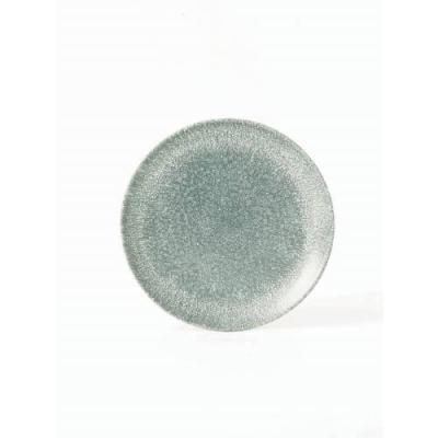 RAKU - TOPAZ BLUE - COUPE PLATE - 21.7CM (12)
