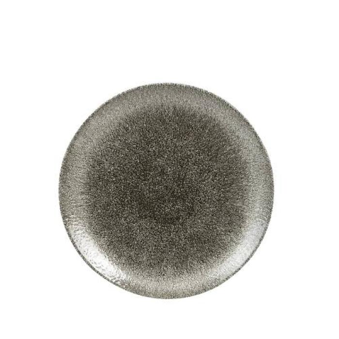 RAKU - QUARTZ BLACK - COUPE PLATE - 21.7CM (12)
