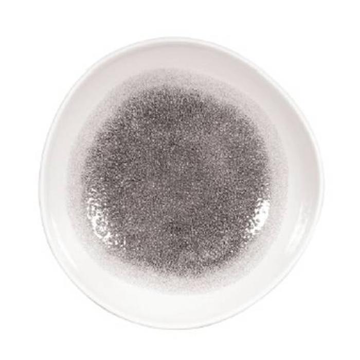 RAKU - QUARTZ BLACK - ORGANIC ROUND BOWL - 25.3CM (12)