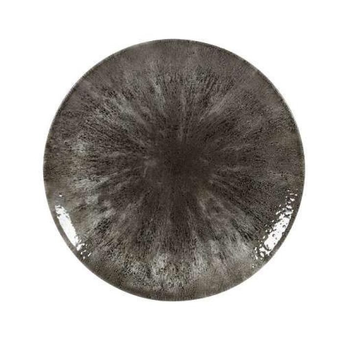 STONE - QUARTZ BLACK - COUPE PLATE - 28.8CM (12)