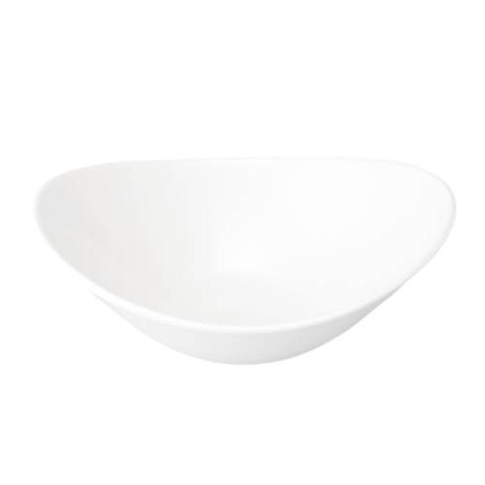 ORBIT - WHITE - OVAL BOWL - 18CM (12)