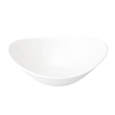 ORBIT - WHITE - OVAL BOWL - 18CM (12)