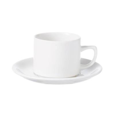 WHITE HOLLOWARE - WHITE - MAPLE TEA CUP - 20CL (24)